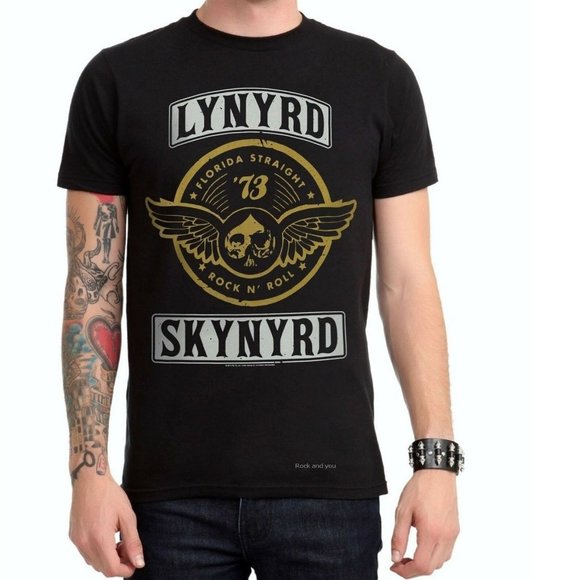 Lynyrd Skynyrd 73 Florida Straight Rock N' Roll punk Official T-Shirt 2XL XX NWT - Picture 1 of 2
